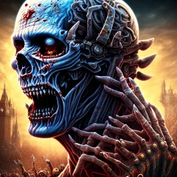 Vladimir putin zombie iron maiden 4k, détails maximums