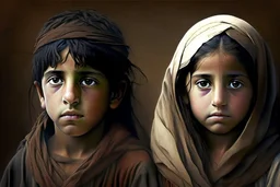 A boy and a girl from the time of Abraham