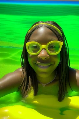 Yellow, shehulk, this Is us, swimming