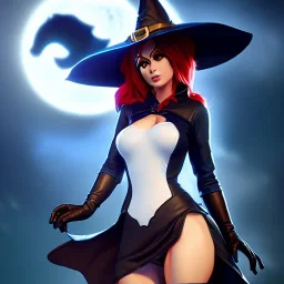 Cat girl witch, beautiful, cute, 8k, unreal engine 5, mischievous, artgerm, art design by Raymond Swanland