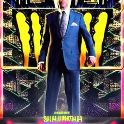 Saul Goodman in a Saturday Night Fever dream movie poster