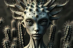hypercomplex cactus sylph, symmetrical face, detailed face features, sharp eyes, soft skin, by Daniel Merriam, by Albrecht Altdorfer, surreal, abstract, half alien, half woman, cactus growing Modifiers: fantasy intricate very attractive beautiful Unreal Engine hdr cinematic postprocessing pencil sketch black ink Craig Rutkowski more Magic Prompt A surreal fantasy portrait of a hypercomplex cactus sylph with a perfectly symmetrical face, featuring sharp, piercing eyes and impossibly soft skin th