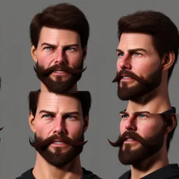 Tom Cruise beard Christmas