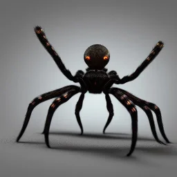 This spider is the size of a small horse, with eight long, slender legs tipped with sharp, venomous claws. Its body is covered in shimmering black fur, and its eyes glow a bright, otherworldly green. It has a pair of venomous fangs that can be extended from its mouth, and it can spin webs of magical energy to ensnare its prey. This spider is intelligent and cunning, and it is feared by all who encounter it in the realm of fantasy.