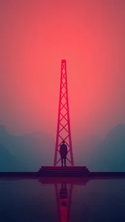 minimalistic, surrealism, mobile wallpaper, 4k quality, vibrant colours, hyper realistic, photo realistic, cinematic, depth