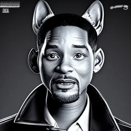 Black and white cat and will smith