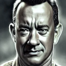 high-quality, fine-detail close-up pen and pencil sketch of tom hanks as forest gump, portrait, 8k resolution, intricate, digital art, detailed matte painting, photorealistic, volumetric lighting, Rafael Augusto, Juan Francisco Casas, Anne Dittman,