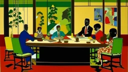 Conference Room by Romare Bearden | Ukiyo-e