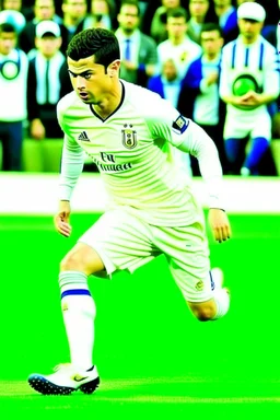 Cristiano Ronaldo playing with the elbow please.