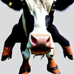 cow in a pantsuit