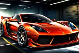 Modern modified sports car game