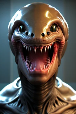 Alien Shark-man, style, realistic photo, sweet, concept art, smooth, unreal engine 5, god lights, ray tracing, RTX, lumen lighting, ultra detail, volumetric lighting, 3d.