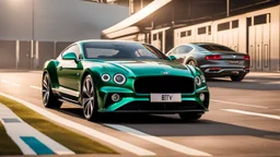 Bentley mustang, rear view, cinematic, luxurious --chaos 80 --ar 16:9 --style raw --stylize 700