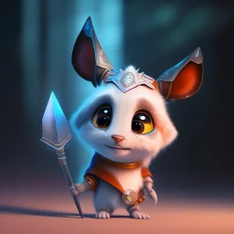 Concept art of Little warrior wearing (Pixar art style)++, highly detailed, digital painting, art stations, concept art, smooth, unreal engine 5, god rays, ray tracing, RTX, nanite polygons, lumen lighting, ultra detail, volumetric lighting, 3d, detailed anime, finely drawn, high definition, high resolution, cartoon [ animation, cartoon, drawing, painting, low res, cropped, watermark, jpeg artifacts, low quality, normal quality, bad anatomy, text error, worst quality, blurry thousa