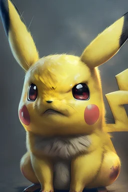 pikachu in realistic style