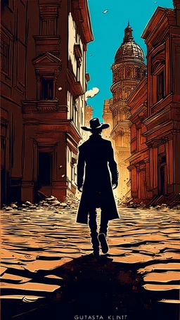 Old city ,minimalism, surreal beautiful fashion cowboy splash art explosion,minimalist surreal surrounding background,surreal lonely depth,deep soul spirit,fantasy surreal geometry,flat,utopia,album art,cover art,album cover,cinematic,8k,epic movie still,sharp focus,by Gustav Klimt,pascal blanche,rutkowski,repin,artstation hyperrealism painting concept art of detailed character,design matte painting,leaf