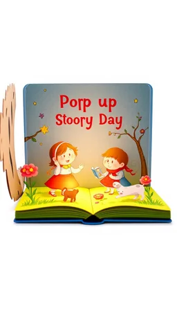 A children story Pop-up story book