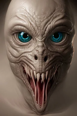 Eye monster, realistic and detailed concept art, high quality, high resolution, detailed, 4K