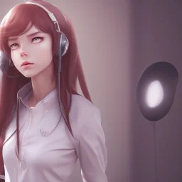 Anime, female student studying by the window, anime style,perfect face, cool face, ultra detail, unreal engine 5, cinema4d, sun light, studio lighting --ar 1:1 --v 4