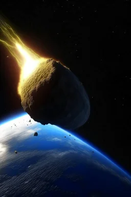 impact earth hit be large meteor