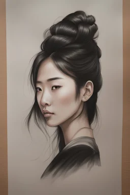 asian woman copic marker