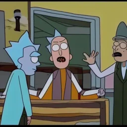 rick and morty meet hitler