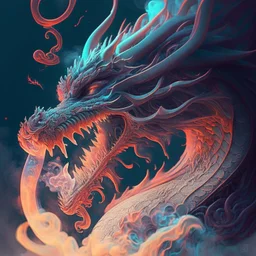 dragons breath, intricate, fine, shadowed, muted colors, 3D, highly detailed, retro style, by Cyril Rolando, by h. r. giger, By Boris Vallejo $plastic$ grid:true