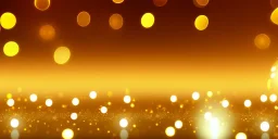 Abstract Christmas bokeh background - gold, pink blurred glitter lights - banner, header, panorama