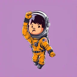 astrounaut fist up