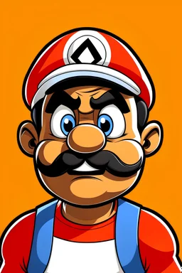 super mario realizes that he is actually black
