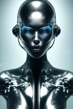 cyberpunk, black latex body, women, body portrai, open mouth, perfect skin, tron, cyborg , perfekt, real, dream, hr giger