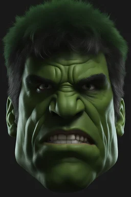 Cinematic, 8k, Super Photorealistic Ugly Hulk as Sylvester Stallone with green face