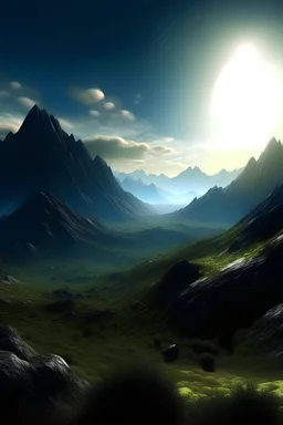 un paisaje de montaña segun Xul solar