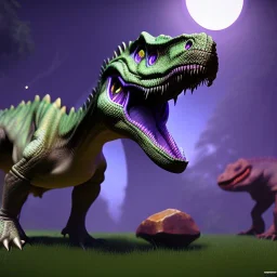 Dinosaur like creature,Ultraviolet dimension, unreal engine 5, 8k resolution, attractive, realistic, ultra detailed