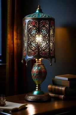table lamp inspired by kebaya nyonya, modern design,