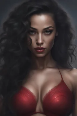 Nosferatits - head and shoulders portrait, Photorealistic, hyperrealism, Dazzling, Complex, dramatic, bold, attractive werewolf babe, perfect, Athletic, toned body with tanned skin, perfectly formed body, Dracula City, extremely detailed, lipstick, eyeshadow, eyeliner, mascara, rouge, photorealistic, 4k UHD Photograph,