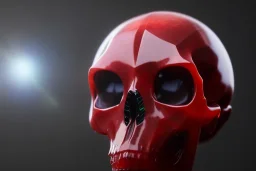 Crystal alien skull