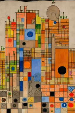 soul behind a labyrinth; klee