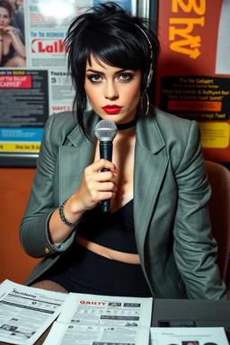 sexy cypher punk newsreader