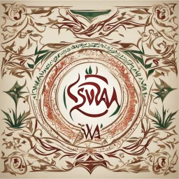شعار باسم سوا Swa يكون الشعار الاساسي بالعربي ويكون تحت باسم Swa بالانجلش