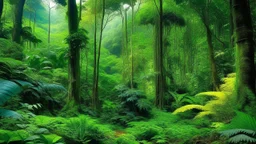 The image used for this article showcases a stunning, vibrant forest that exudes unparalleled natural beauty. The lush, diverse foliage of the towering trees creates a captivating, picturesque scene. This image highlights the extraordinary aesthetic of the forest, underscoring the crucial importance of preserving this enchanting natural haven from deforestation and desertification.