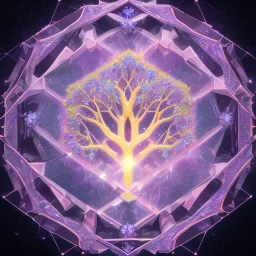 hedjuk,Tree of Life, crystal city crystalline in the sky, renderin, room, cosmic, opalescent, 100mm, opalescent, gemstones, crystals, object, other worldly,water, cristal rock ,bright, ice backg