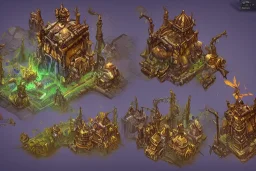 Torchlight 2 architecture concept gold mine in heroes of the storm