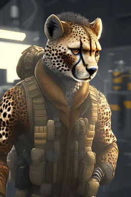 Bf4 russian engineer but it's furry cheetah