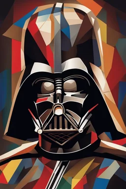 Cubism Darth vader