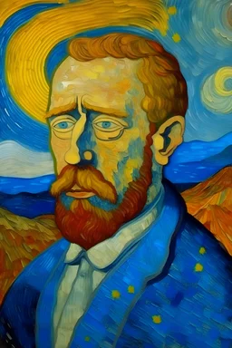 Portrait of how life suddenly stopped by van Gogh