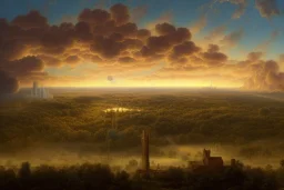 a beautiful digital illustration painting of sapulpa!!!!! oklahoma!!! by benoit b. mandelbrot, steven belledin, martin johnson heade, lee madgwick, caspar david friedrich, and david rios ferreira. 8 k resolution trending on artstation concept art digital illustration