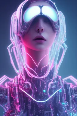 cyberpunk, head, women, portrai, tron, cyborg, robot, cyborg, pink hair, seven , perfekt, real, dream