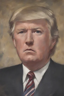 Presidential portrait - Donald Trump - by Gilbert Stuart