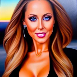 Ultra detailed fullbody Portrait in oil on canvas of young busty Nicole Aniston,extremely detailed digital painting, extremely detailed face, crystal clear eyes, mystical colors ,perfectly centered image, perfect composition, rim light, beautiful lighting,masterpiece ,16k, stunning scene, raytracing, anatomically correct, in the style of Simon Bisley and uncannyknack and caravaggio and Seung Eun Kim and Steve Jung Jeehyung Lee.